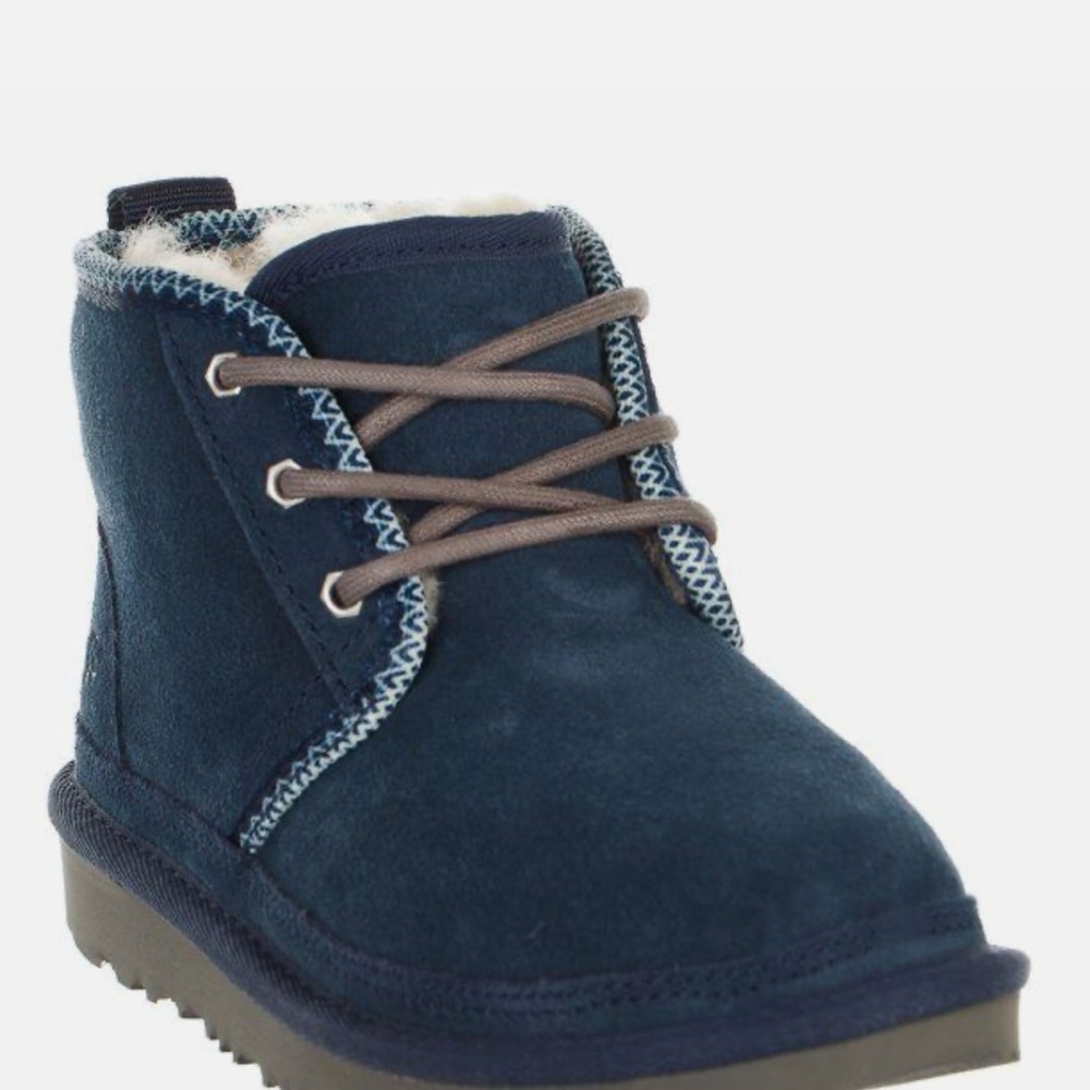 Ugg Neumel II Tasman Genuine Shearling Chukka Boot - Navy - size 12 Y